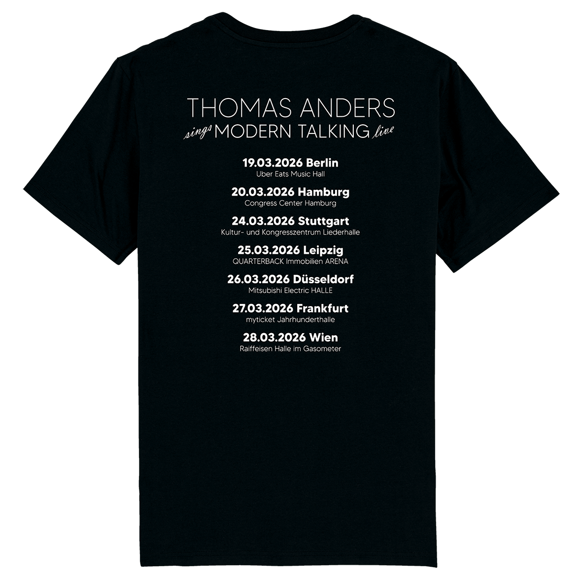 Thomas Anders T-Shirt 'Thomas Anders Live 2026'