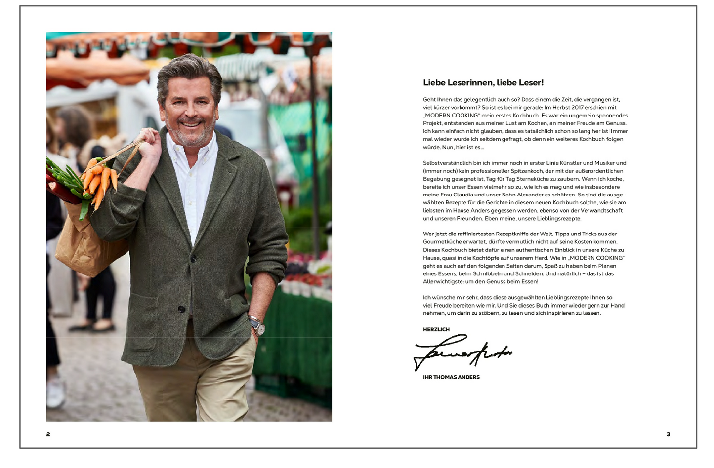 Thomas Anders Buch 'Meine Lieblingsrezepte'